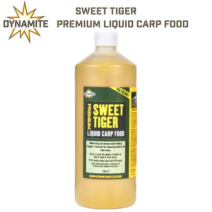 Dynamite Baits Premium Sweet Tiger Liquid Carp Food | Жидкий аттрактант