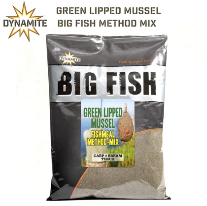 Метод микс захранка Dynamite Baits Big Fish Green Lipped Mussel GLM Method Mix | DY1471