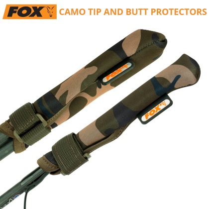 Комплект неопренови протектори за въдица Fox Camo Tip Butt Protector | CLU389