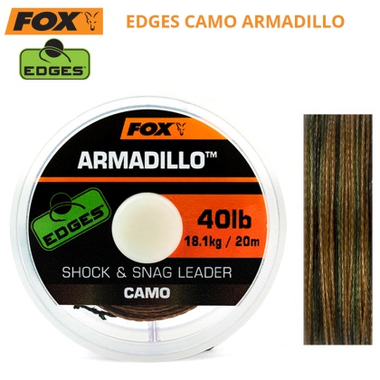 Камуфлажно плетено влакно за поводи Fox Edges Camo Armadillo 20m