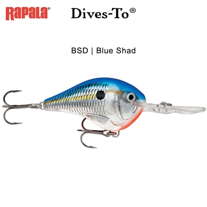 Воблер Blue Shad | DT10 - BSD | Rapala Dives-To | AkvaSport.com