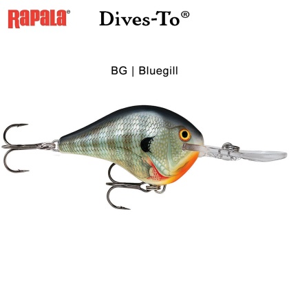 Воблер Bluegill | DT14 - BG | Rapala Dives-To 7cm | AkvaSport.com