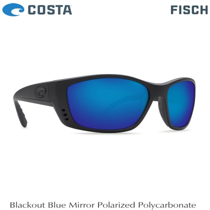 Слънчеви очила | Costa Fisch | Blackout | Blue Mirror 580P | FS 11 OBMP
