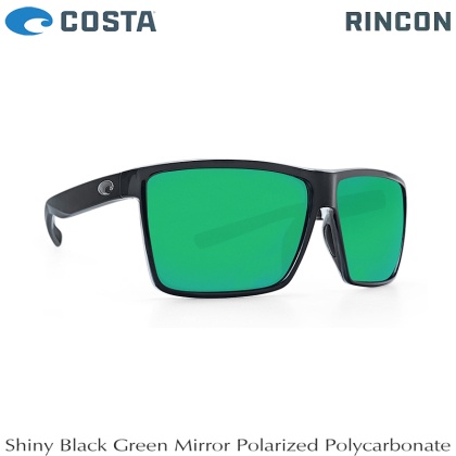 Коста-Ринкон | блестящий черный | Зеленое зеркало 580P | Очки