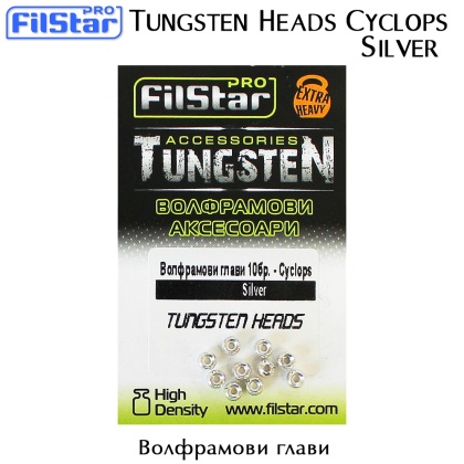Jig heads | Filstar Cyclops Silver | AkvaSport.com