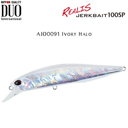 DUO Realis Jerkbait 100SP | AJO0091 Ivory Halo