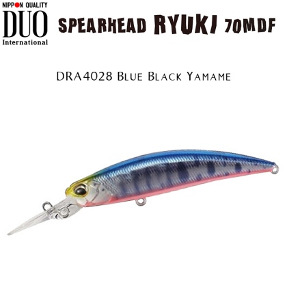 DUO Spearhead Ryuki 70MDF | DRA4028 Blue Black Yamame