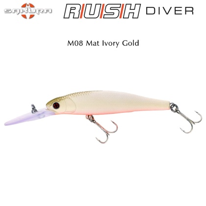 Sakura Rush Diver 130F | M08 Mat Ivory Gold