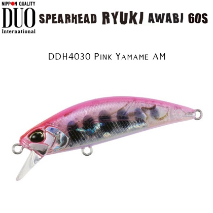 DUO Spearhead Ryuki Awabi 60S | DDH4030 Pink Yamame AM
