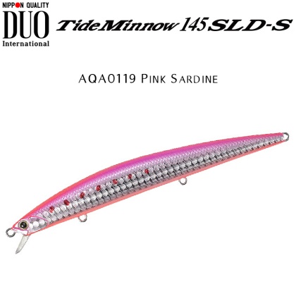 DUO Tide Minnow 145 SLD-S | AQA0119 Pink Sardine
