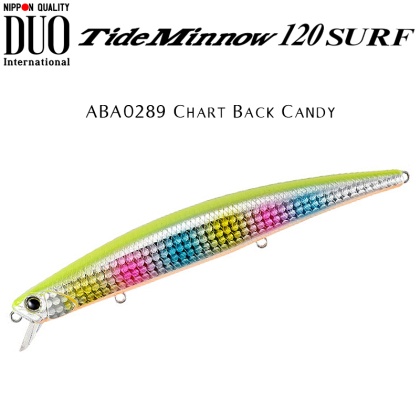 DUO Tide Minnow 120 SURF | ABA0289 Chart Back Candy