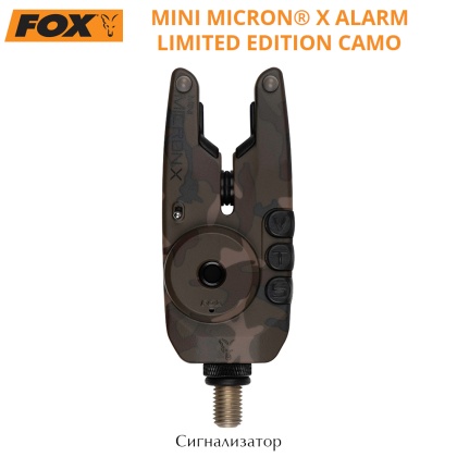 Сигнализатор Fox Mini Micron X Limited Edition Camo | Bite Alarm Head | CEI215