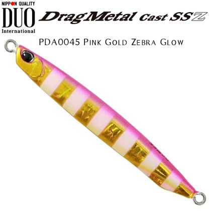 DUO Drag Metal CAST SSZ | PDA0045 Pink Gold Zebra Glow