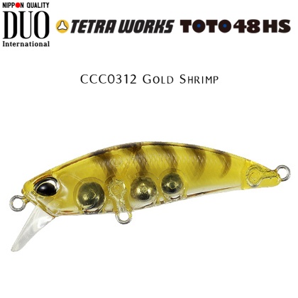 DUO Tetra Works Toto 48HS | CCC0312 Gold Shrimp