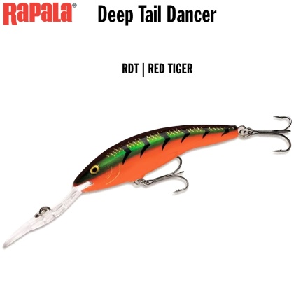 Rapala Deep Tail Dancer 7cm RDT | Red Tiger
