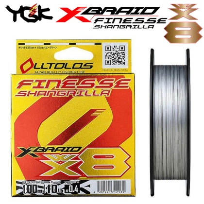 YGK X-Braid Olltolos WX8 Finesse Shangrilla 100 м | Плетеное волокно