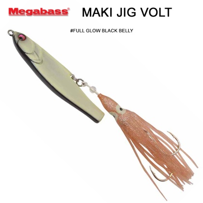 Megabass Maki Jig Volt | Full Glow Black Belly