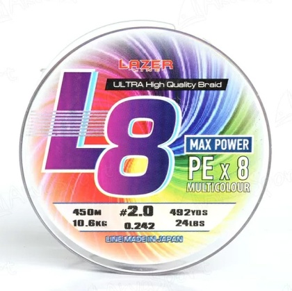 Lazer PE L8 Multicolor 450m