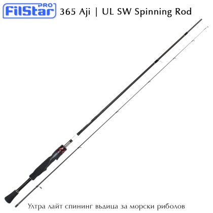 Filstar 365 Aji | Ultra Light Spinning Rod for Saltwater Fishing