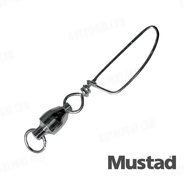 Mustad MA030-BN Ball Bearing Swivel w/Welded ring & Cross-lock
