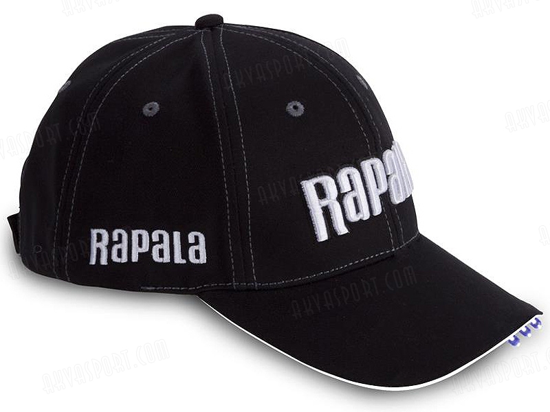 Rapala Lighted Cap Black - AkvaSport.com