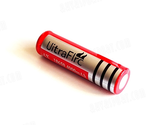 Rechargeable battery UitraFlrc AX 18650 - AkvaSport.com