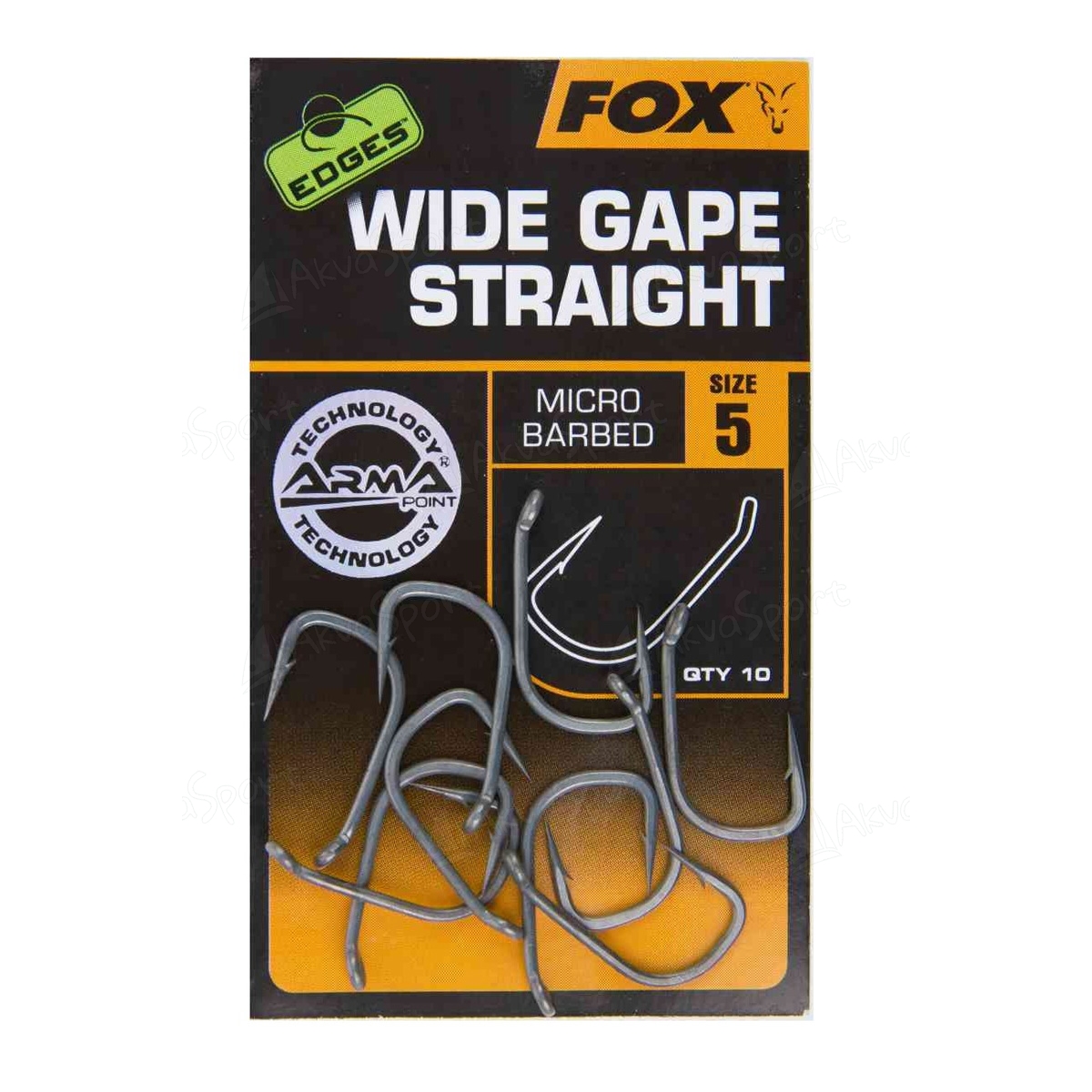 Fox Edges Armapoint Super Wide Gape Out-Turned Eye Hooks - Fishing Tackle  Warehouse