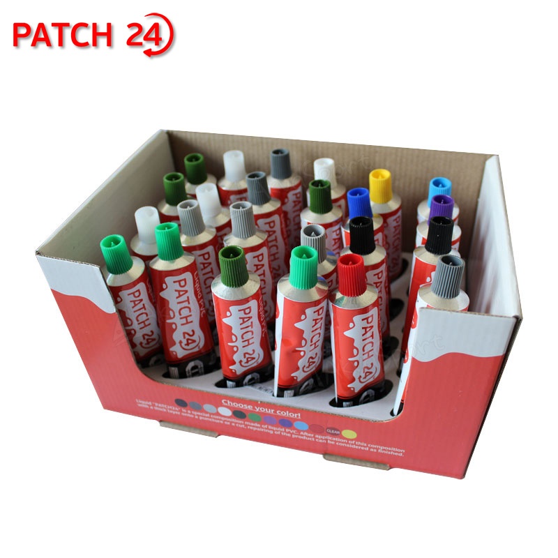 Лепило за PVC Patch24 Liquid BOX 24 броя | АКВАСПОРТ ЕООД