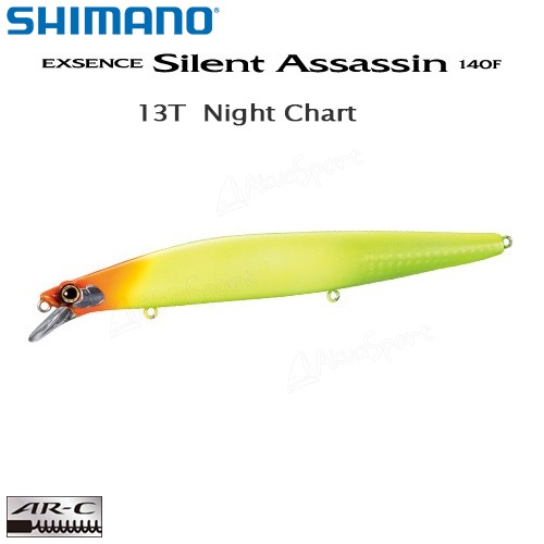 SHIMANO Exsence Silent Assassin 140f Pearl Ch 