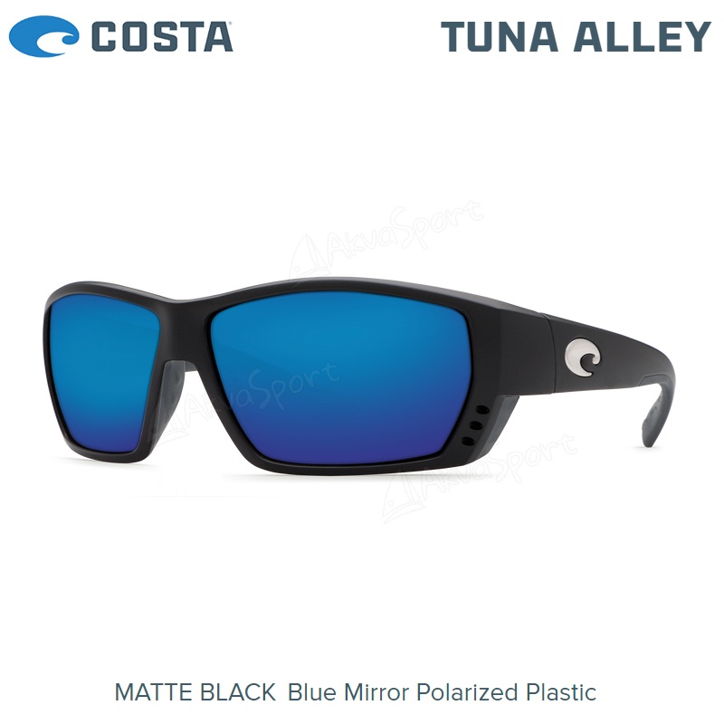 Costa Tuna Alley | Matte Black | Blue Mirror 580P | Очила