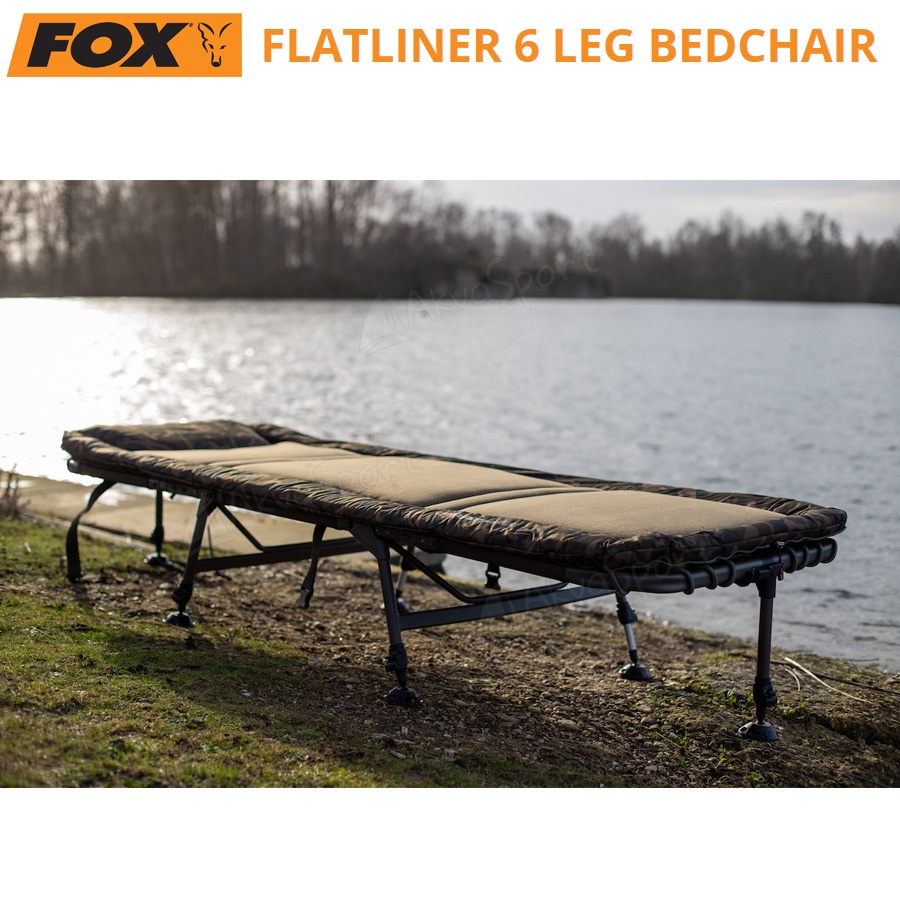Fox Flatliner 6 Leg Bedchair | OUTDOOR