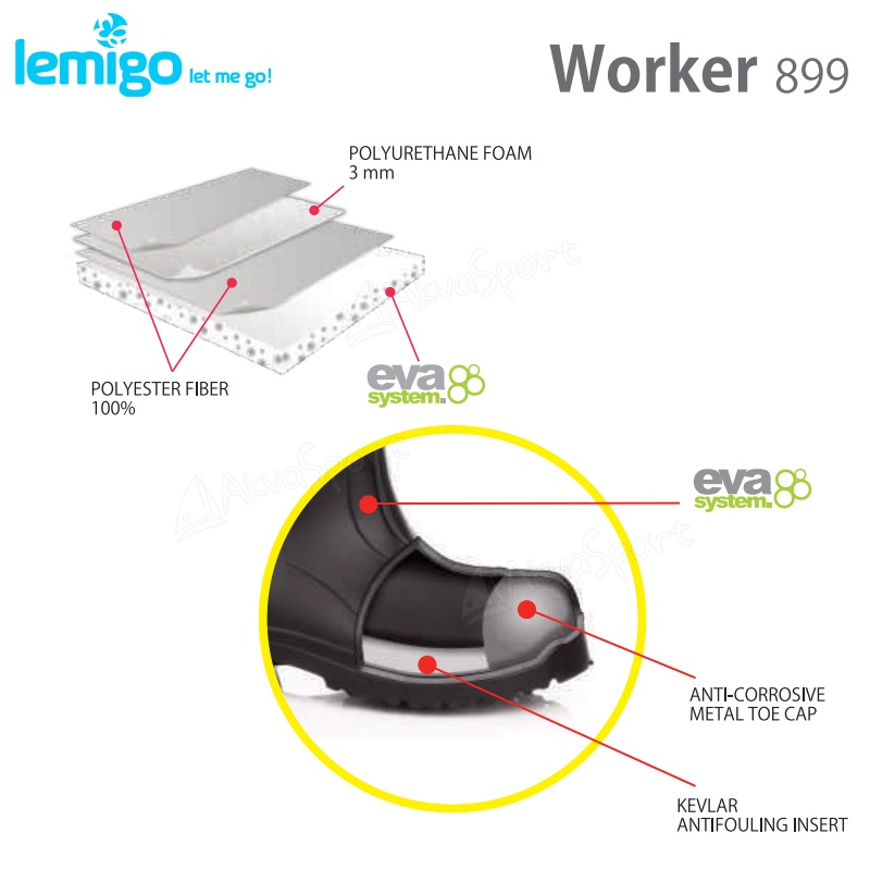 Lemigo Worker 899 | EVA Safety boots | OUTDOOR