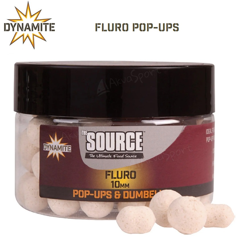 Fluro Pop-Ups | 10mm | Dynamite Baits | AkvaSport.com