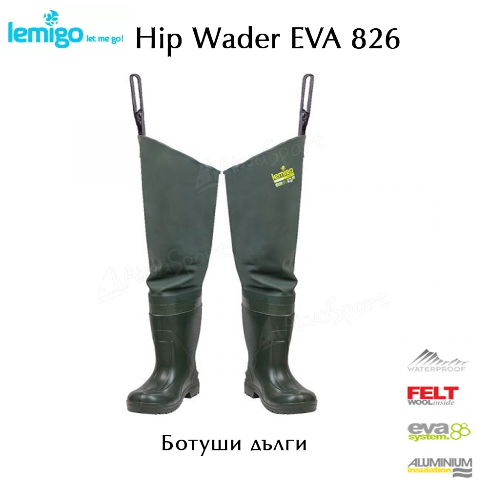 Ботуши дълги Lemigo Hip Wader EVA 826 | AkvaSport.com