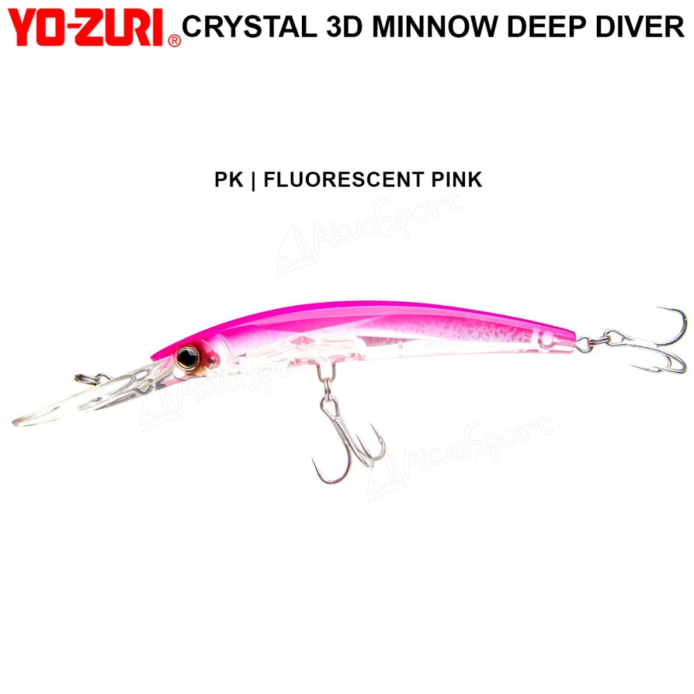 Yo-zuri Crystal 3D Minnow Deep Diver 150F, F1154