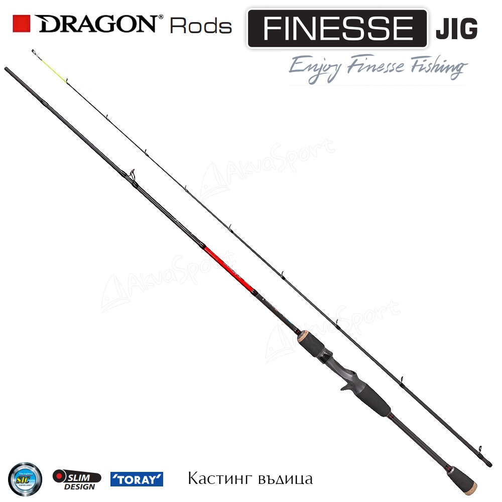 Въдица Dragon Finesse Jig 18 Cast | 1.98m 4-18g | AkvaSport.com