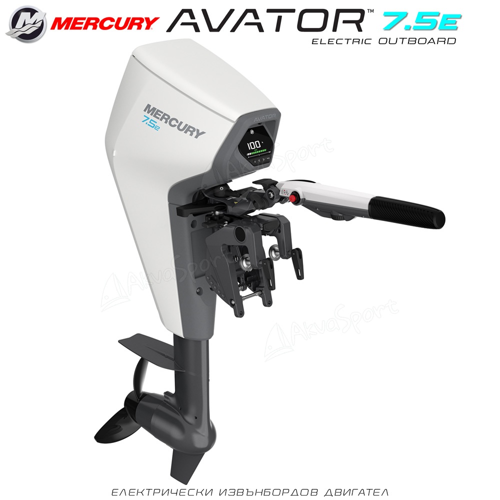 Mercury Avator 7.5e | Електрически мотор за лодка| AkvaSport.com