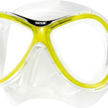 Силиконова маска Seac Sub Capri MD (жълта рамка)