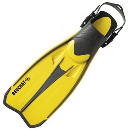 Beuchat X-Jet Adjustable fins (yellow)