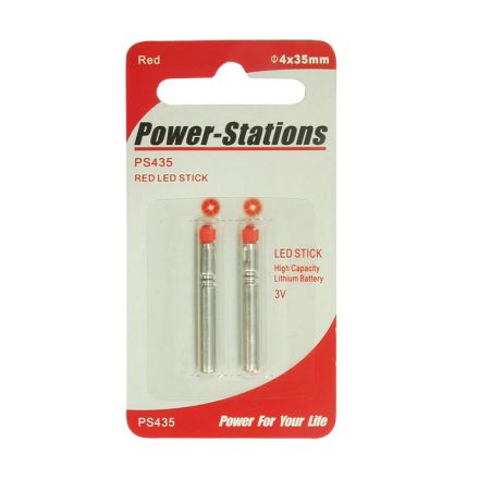 Led sticks Power Stations 35mm, red