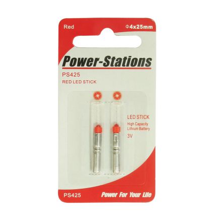 Led sticks Power Stations 25mm, red