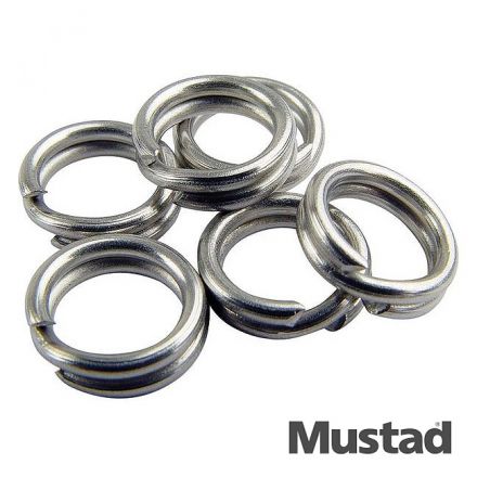 Разрезные кольца Mustad из нержавеющей стали MA033-SS