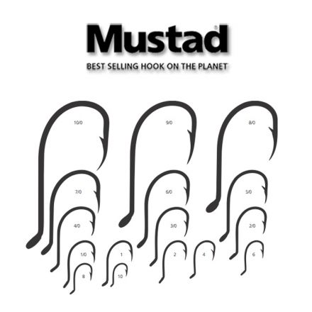 Крючки Mustad 92553 (50 шт. в коробке)