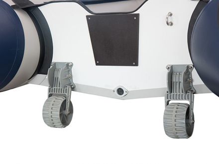 transom wheels for inflatable boat