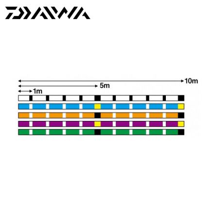 Daiwa Saltiga X8 Braid Multi Color 200m