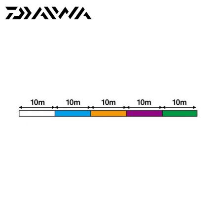 Daiwa Saltiga X8 Braid Multi Color 200m