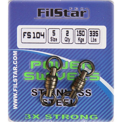 Вирбели FS-104 Stainless Steel Ball Bearing Swivel Welded Rings