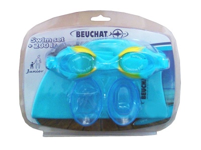 Детски комплект Beuchat - шапка, очила и тапи за уши