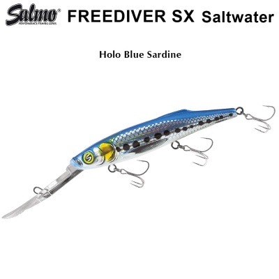 Salmo Freediver Saltwater | HBSA | Holographic Blue Sardine