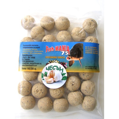 Fish Mania boilies 140g pack